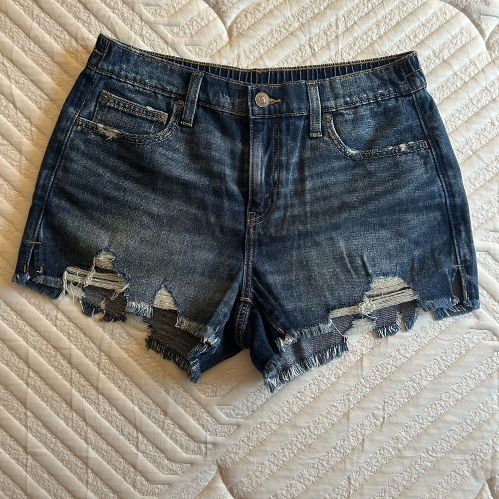 Aerie Distressed Denim Shorts